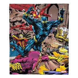 Black Panther, Time to Pounce  Silk Touch Throw Blanket 50"x60"  