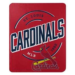 St. Louis Baseball Cardinals Campaign Fleece Throw Blanket 50X60 inches