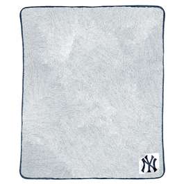 New York Baseball Yankees Two Tone Sherpa Throw Blanket 50X60 inches