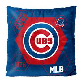 Chicago Baseball Cubs Connector Reversible Velvet Pillow 16X16 inches