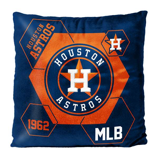 Houston Baseball Astros Connector Reversible Velvet Pillow 16X16 inches