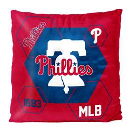 Philadelphia Baseball Phillies Connector Reversible Velvet Pillow 16X16 inches