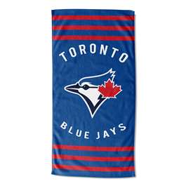 Toronto Baseball Blue Jays Striped Beach Towel 30X60 inches