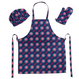 Chicago Baseball Cubs 3-Piece Arron, Oven Mitt and Chef Hat  
