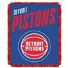 Detroit Basketball Pistons Double Play Woven Jacquard Throw Blanket