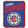 Los Angeles Basketball Clippers Double Play Woven Jacquard Throw Blanket