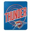 Oklahoma City Basketball Thunder Campaign Fleece Throw Blanket 50X60 