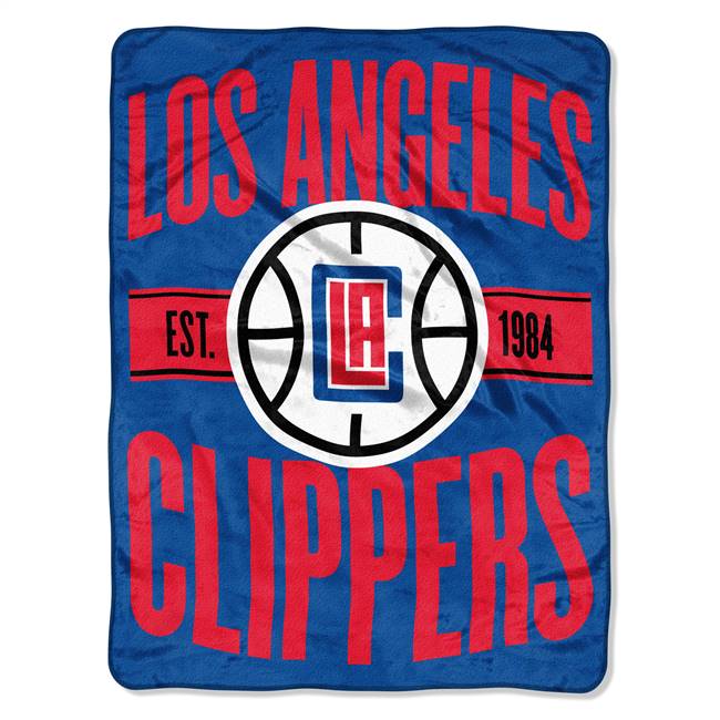 Los Angeles Basketball Clippers Clear Out Micro Raschel Throw Blanket