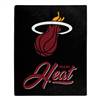 Miami Basketball Heat Signature Raschel Plush Throw Blanket 50X60 