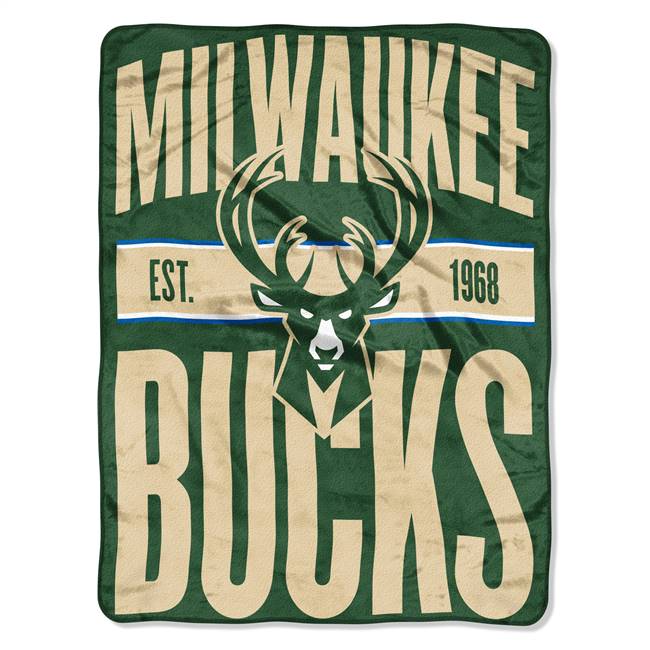 Milwaukee Basketball Bucks Clear Out Micro Raschel Throw Blanket
