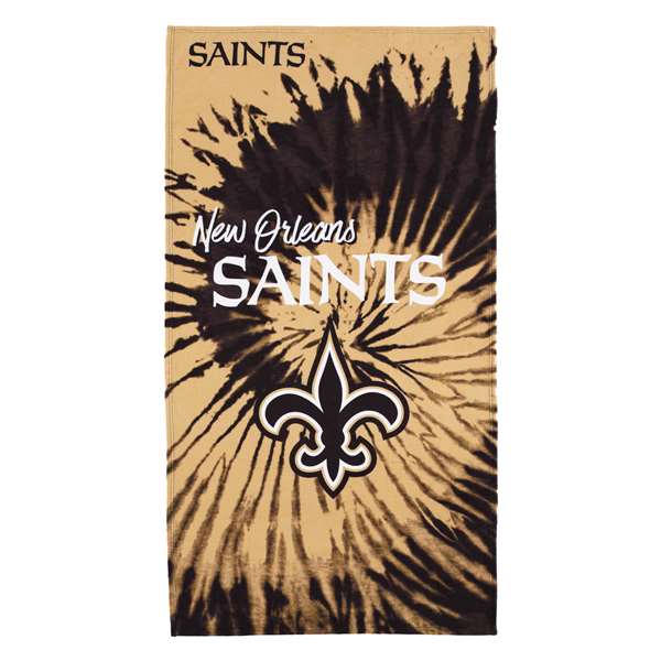 New Orleans Saints Pyschedlic Beach Towel
