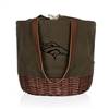 Denver Broncos Canvas and Willow Basket Tote