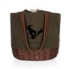 Houston Texans Canvas and Willow Basket Tote