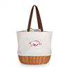 Arkansas Sports Razorbacks Canvas and Willow Basket Tote