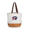Columbus Blue Jackets Canvas and Willow Basket Tote