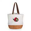 Ottawa Senators Canvas and Willow Basket Tote