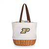 Purdue Boilermakers Canvas and Willow Basket Tote