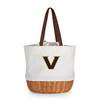 Vanderbilt Commodores Canvas and Willow Basket Tote