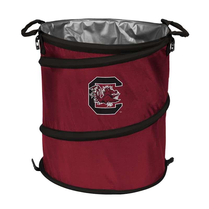 University of South Carolina Gamecocks Collapsible 3-in-1 Cooler, Trach Can, Hamper