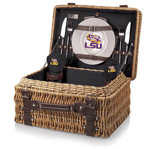 LSU Tigers Champion Picnic Basket