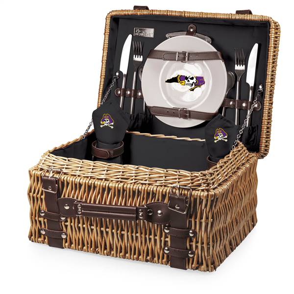 East Carolina Pirates Champion Picnic Basket