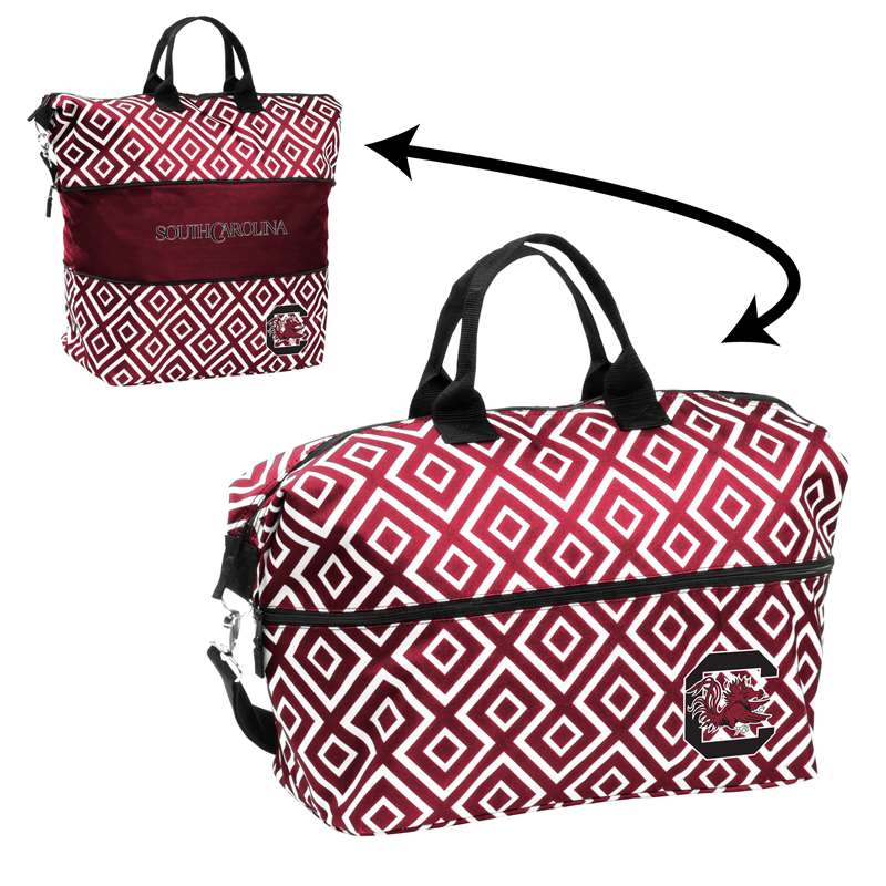 University of South Carolina Gamecocks Expandable Tote Bag