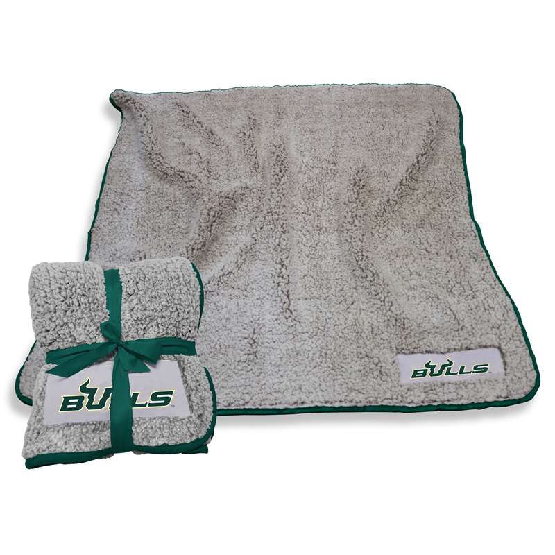 University of South Florida Bulls Frosty Fleece Blanket 60 X 50 inches