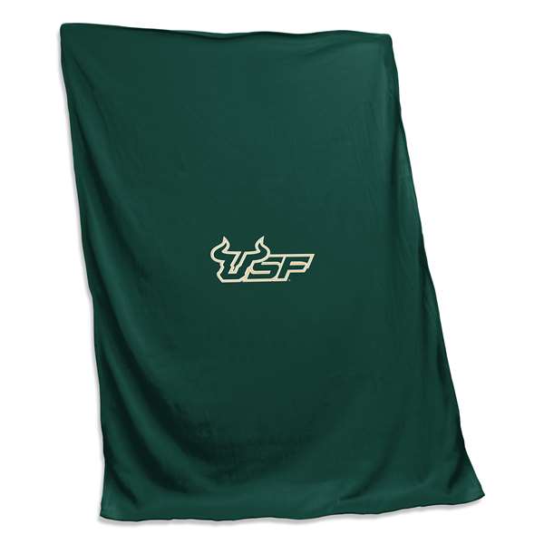 University of South Florida BullsSweatshirt Blanket - 84 X 54 in.