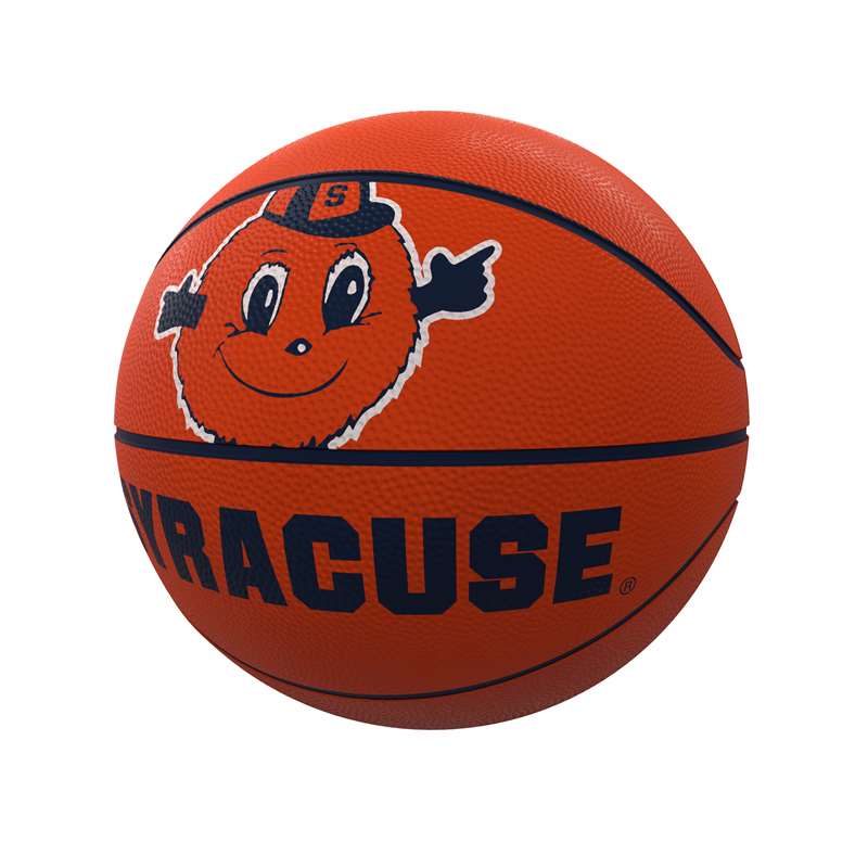 Syracuse University Orange Mascot Official Size Basketball