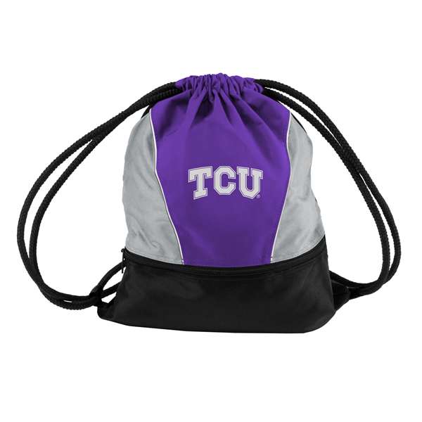 TCU Texas Christian University Horned Frogs Spirit Draw String Backpack Bag