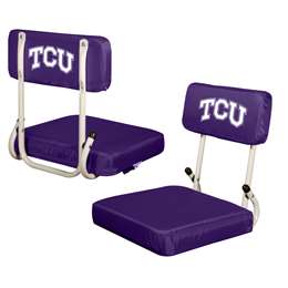 TCU Texas Christian University Horned Frogs Folding Hard Back Stadium Seat - Bleacher Chair