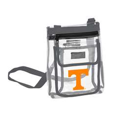 Tennessee Charcoal Clear Crossbody Tote  