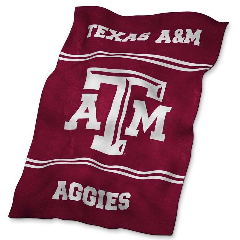 Texas A&M Aggies UltraSoft Blanket 84 x 54 inches