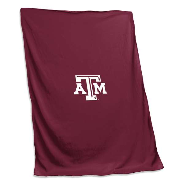 Texas A&M Aggies Sweatshirt Blanket 54X84 in.