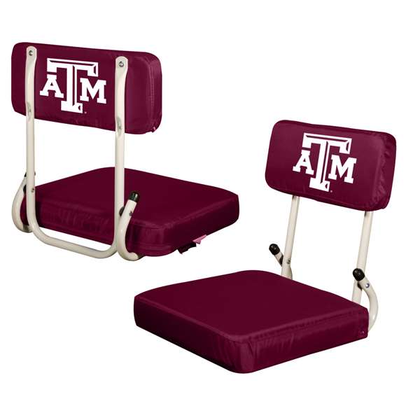 Texas A&M Aggies Folding Hard Back Stadium Seat - Bleacher Chair