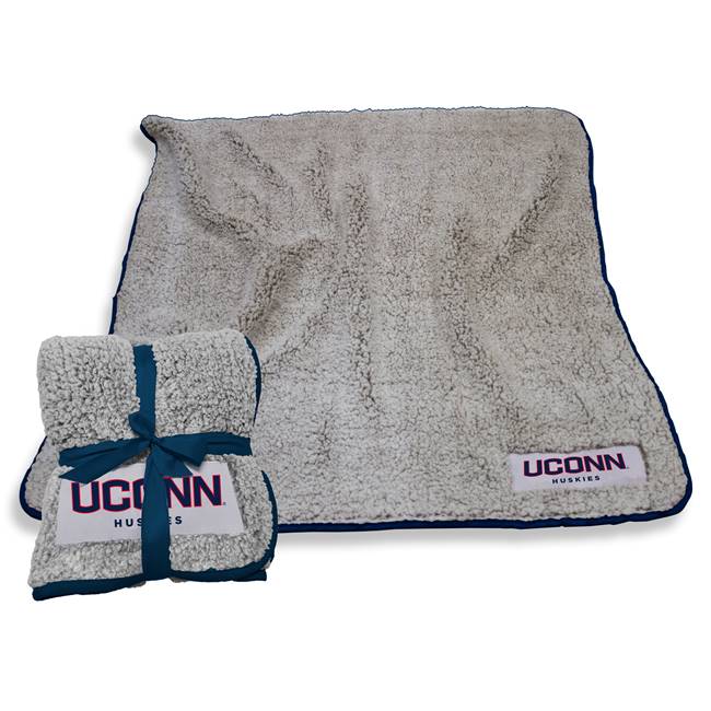 University of Connecticut UCONN Huskies Frosty Fleece Blanket 60 X 50 inches