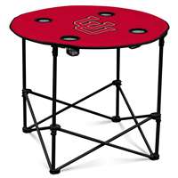 University of Utah UtesRound Folding Table with Carry Bag