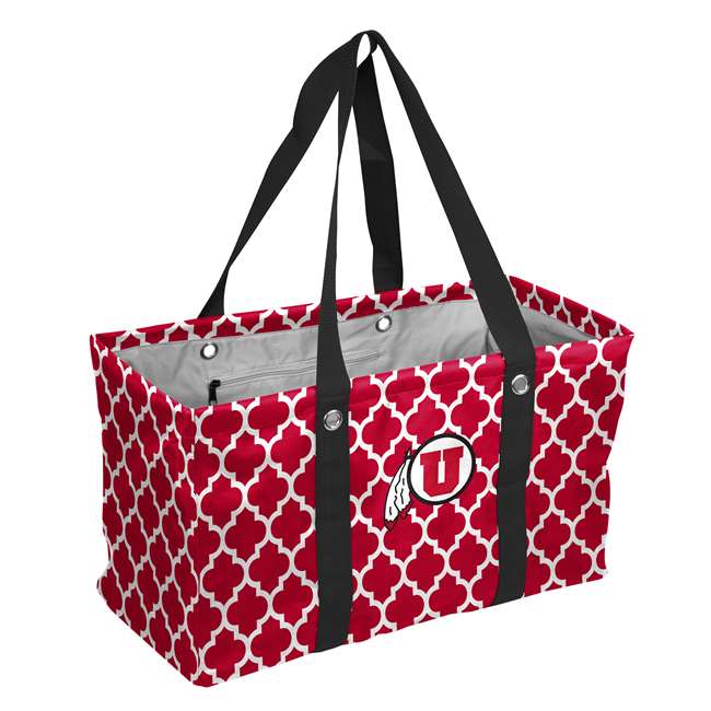 University of Utah Utes Crosshatch Picnic Caddy Tote Bag