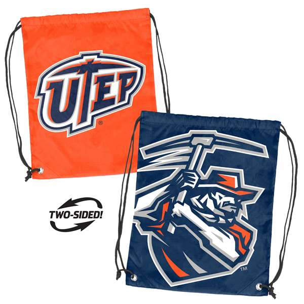 UTEP University of Texas El Paso Doubleheader Draw String Backsack