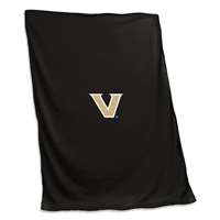 Vanderbilt University Comodores Sweatshirt Blanket 84 X 54 inches