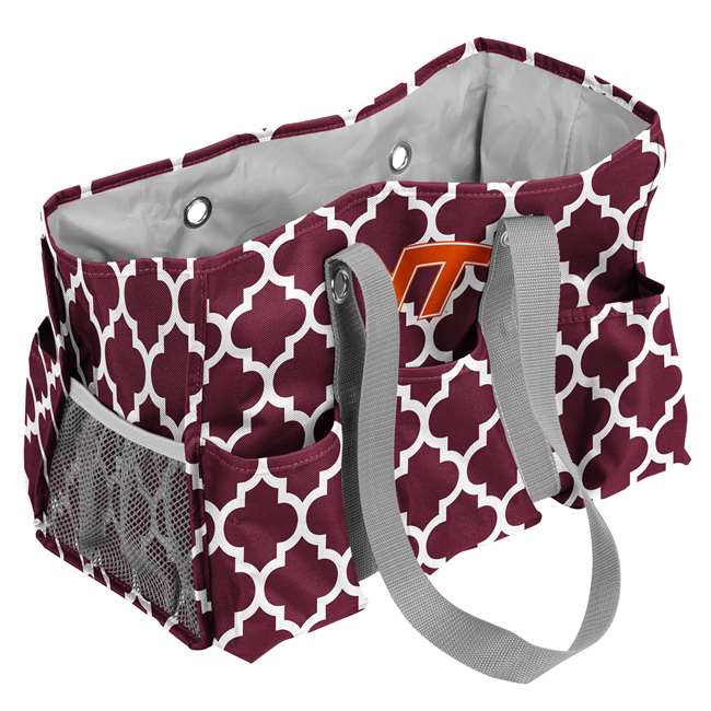 Virginia Tech Hokies Crosshatch Junior Picnic Caddy Tote Bag