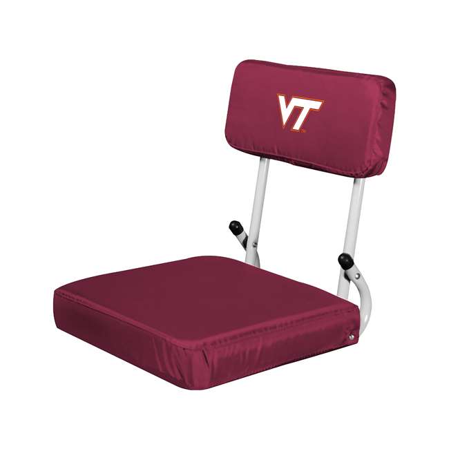 Virginia Tech Hokies Folding Hard Back Stadium Seat - Bleacher Chair