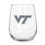 Virginia Tech 16oz Frost Curved Beverage Glass