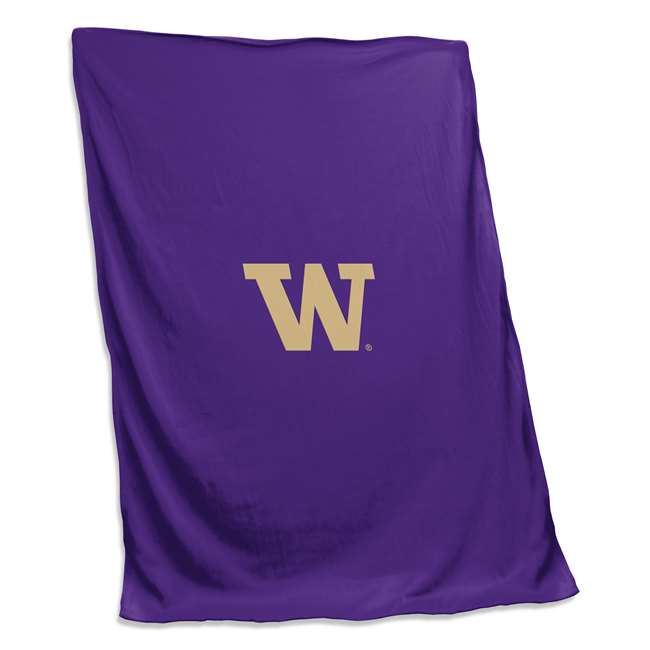 University of Washington Huskies Sweatshirt Blanket Screened Print