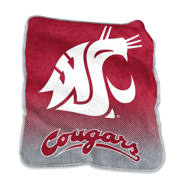 Washington State University Cougars Raschel Throw Blanket