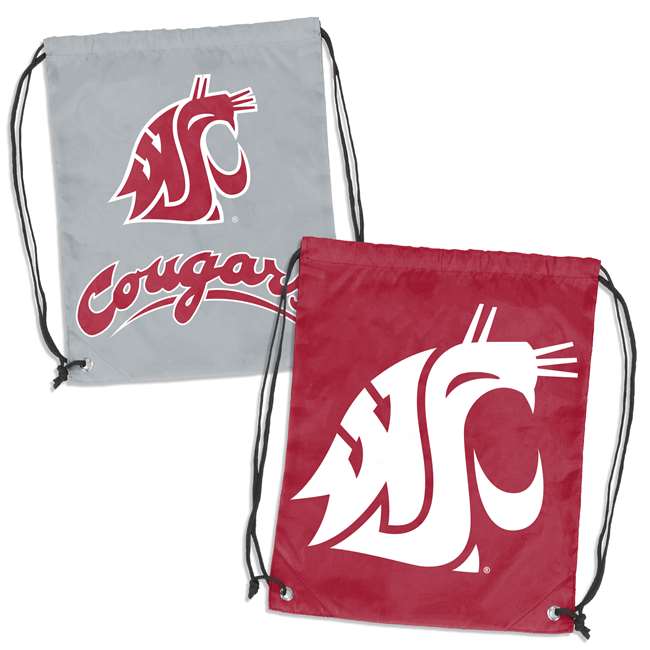 Washington State University Cougars Doubleheader Draw String Backsack