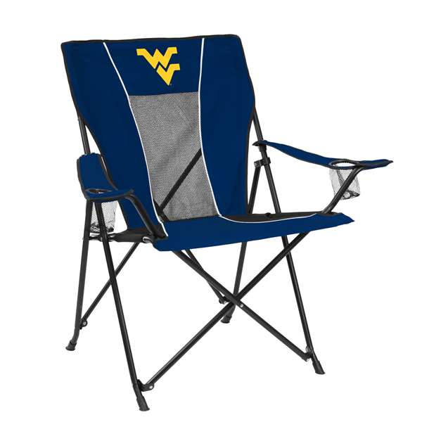 University of West Virginia Mountaineers Game Time Chair Folding Big Boy Tailgate Chairs
