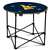 University of West Virginia Mountaineers Round Folding Table with Carry Bag