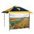 West Virginia Mountaineers Canopy Tent 12X12 Pagoda with Side Wall  