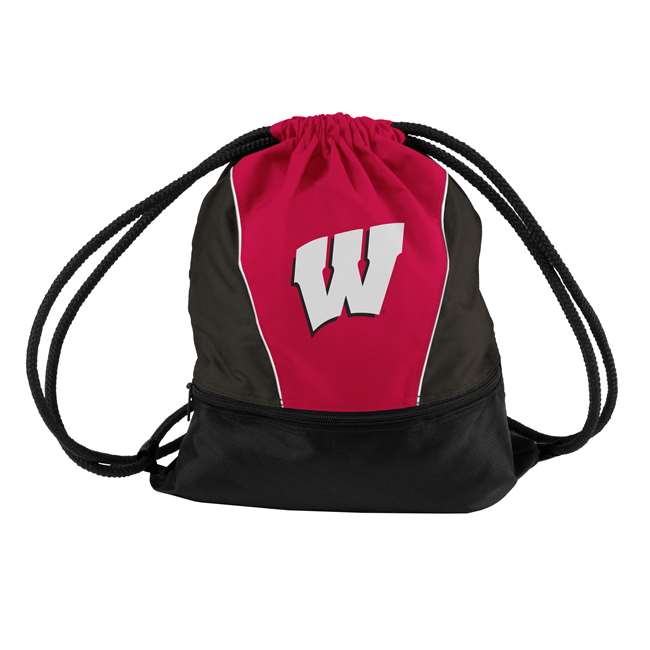 University of Wisconsin Badgers Spirit Draw String Backpack Bag